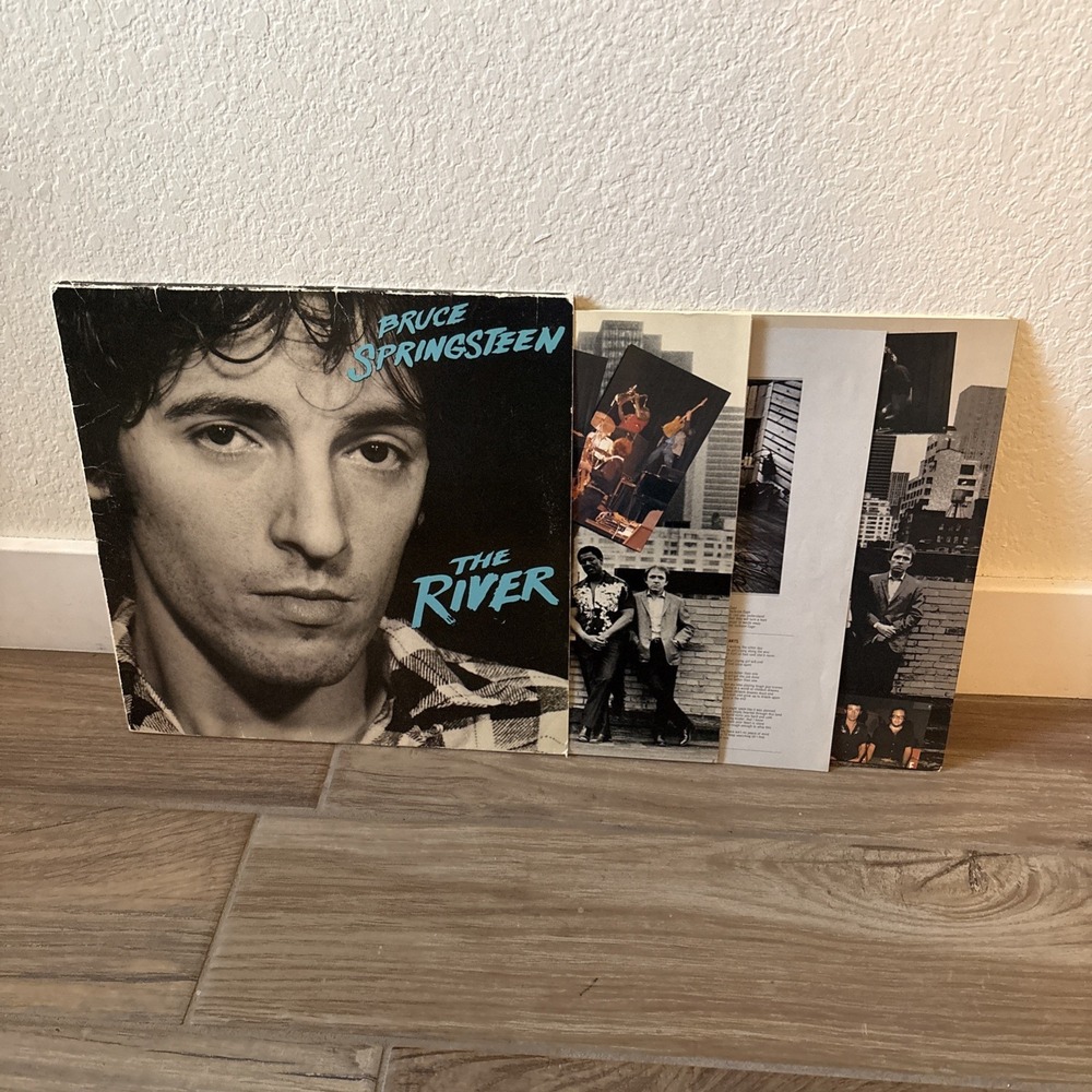 Vintage 1980 Bruce Springsteen Album "The River" Sleeves /Inserts Only No Vinyl